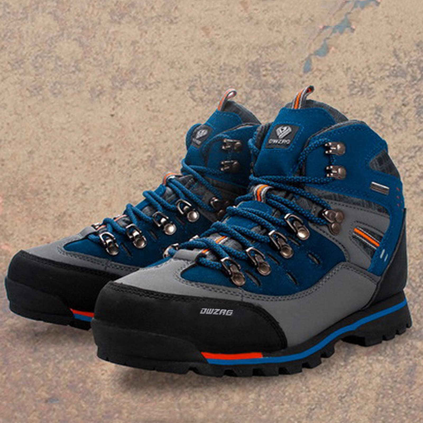 Men's & Women's Waterproof Hiking Boots - Lightweight Ankle Support Trekking Shoes for Outdoor Climbing, Fishing & Walking - Perfect for Mountain Trails & Camping Adventures