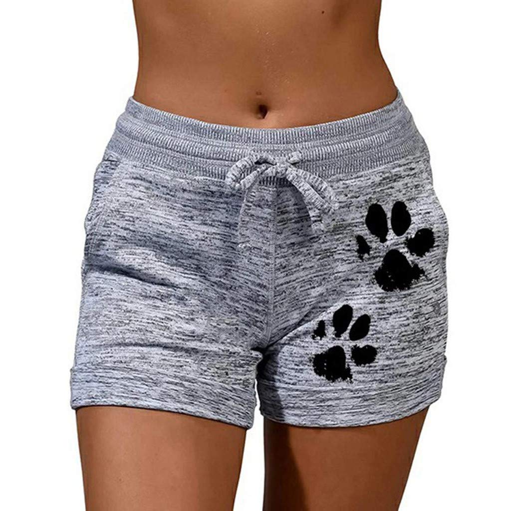 BCDLily Women's Athletic Shorts - High Waist Yoga Shorts with Elastic Drawstring for Workout & Running | Perfect for Gym, Yoga, and Active Lifestyle