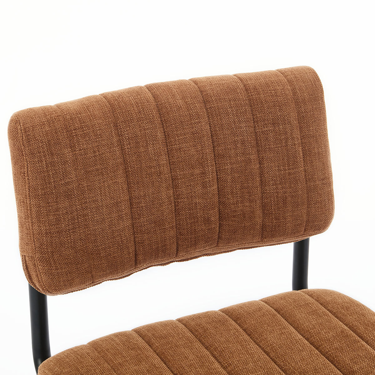 Premium Blake Fabric Dining Chair - Comfortable & Stylish Upholstered Seat for Kitchen, Dining Room, or Home Office - Modern Home Furniture with Durable Fabric & Sturdy Wooden Legs