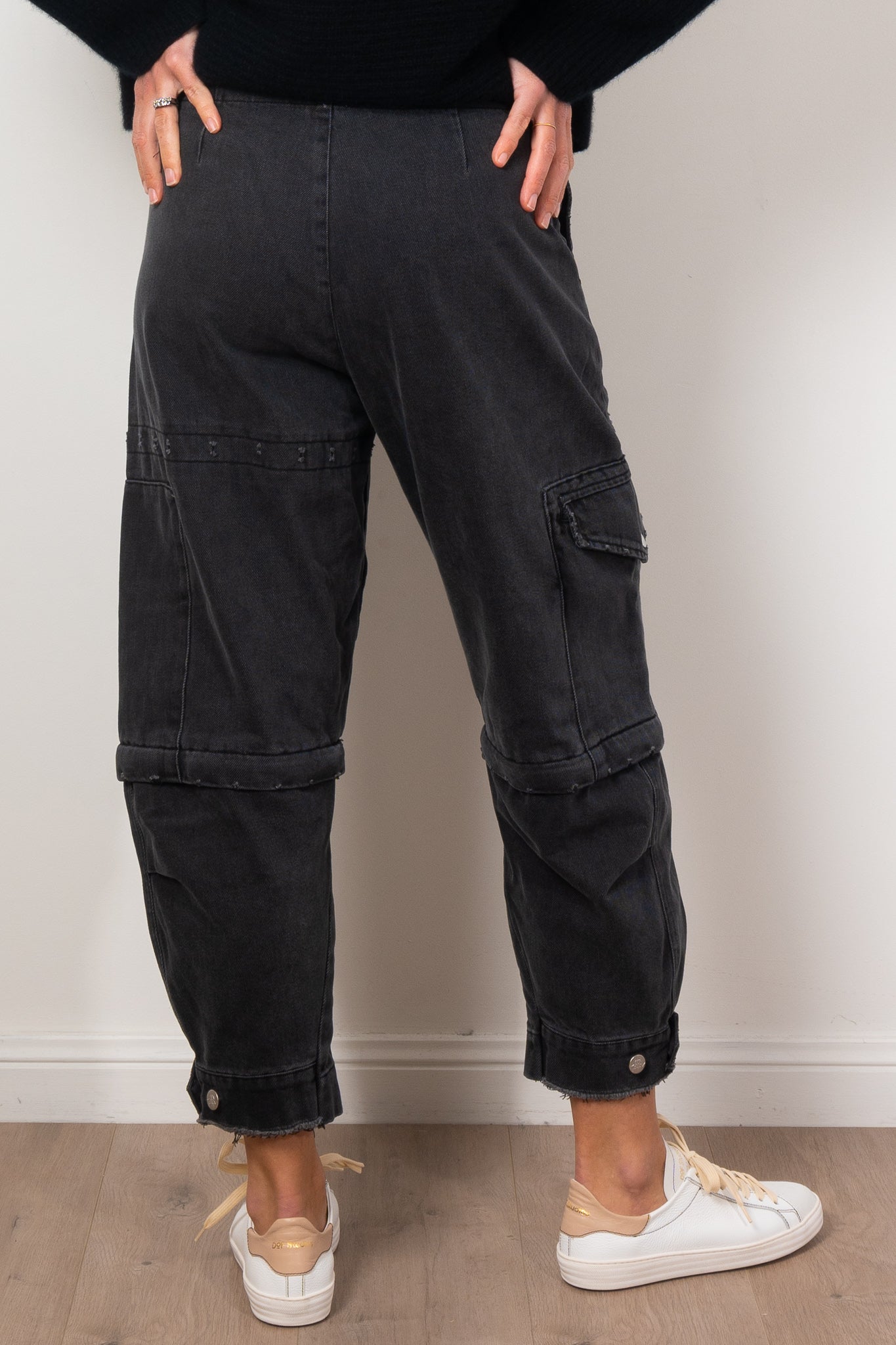 M.A. Dainty Trucker Jean - Women's High Waisted Distressed Denim Jeans for Casual Wear & Street Style Outfits