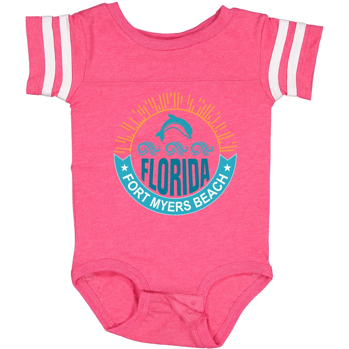 Inktastic Fort Myers Beach Florida Vacation Baby Bodysuit - Cute Florida Souvenir Outfit for Infants & Toddlers - Perfect for Beach Trips, Family Photos & Vacation Memories