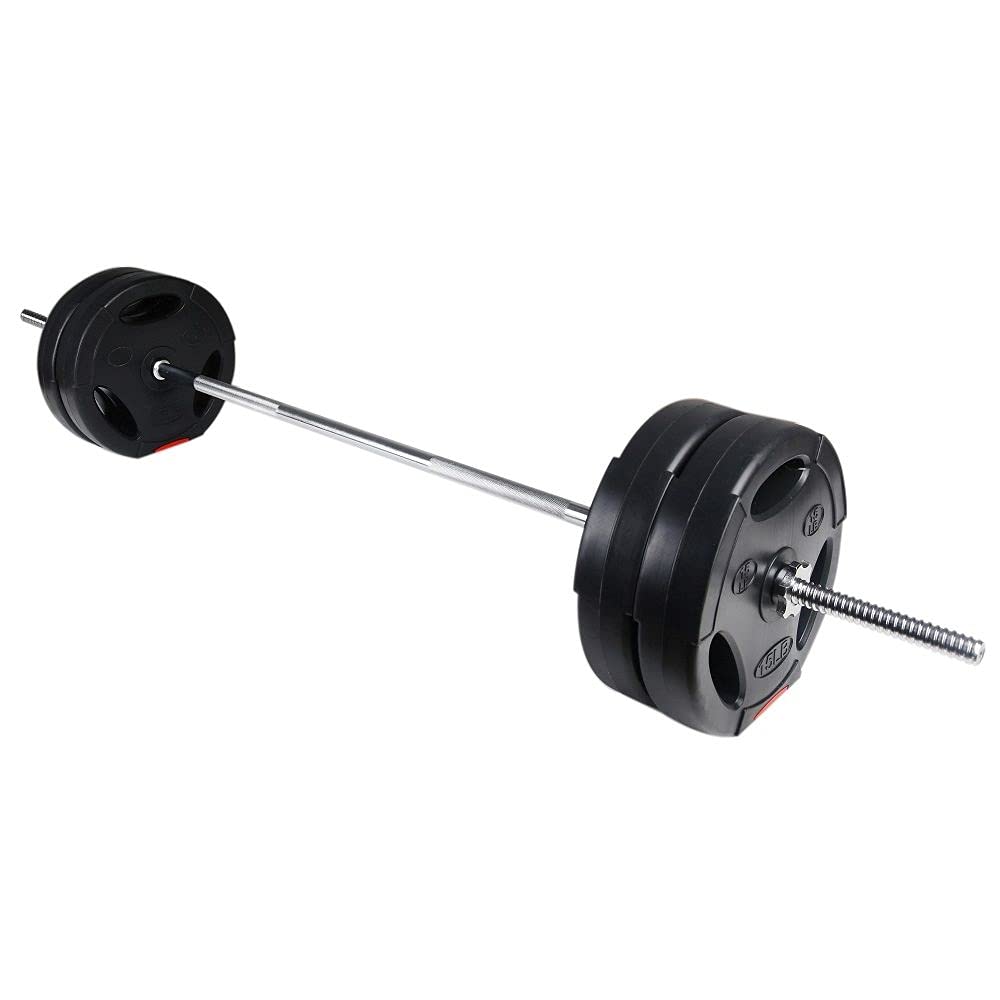 Signature Fitness 1-Inch Vinyl Standard Weight Plates for Strength Training & Weightlifting - Pair or Set Options - Perfect for Home Gym, CrossFit, and Powerlifting Workouts