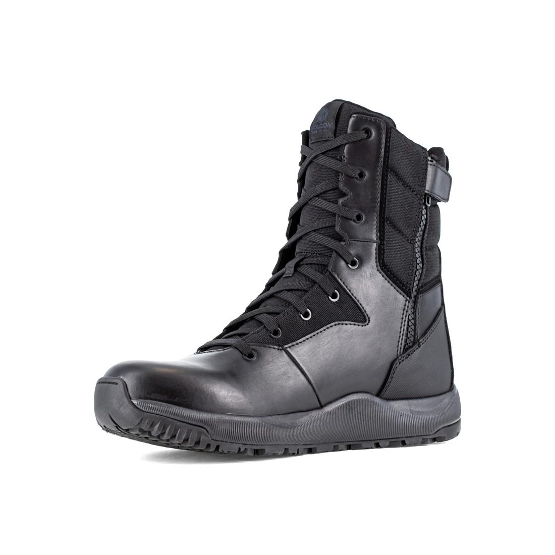 8 Inch Tactical Soft Toe Work Boots for Men - Black | Durable & Comfortable for Construction, Hiking & Outdoor Activities