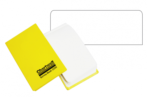Chartwell Book C2200 - Professional Surveying Notebook for Engineers & Land Surveyors | Durable Field Book for Construction, Mapping & Civil Engineering Projects