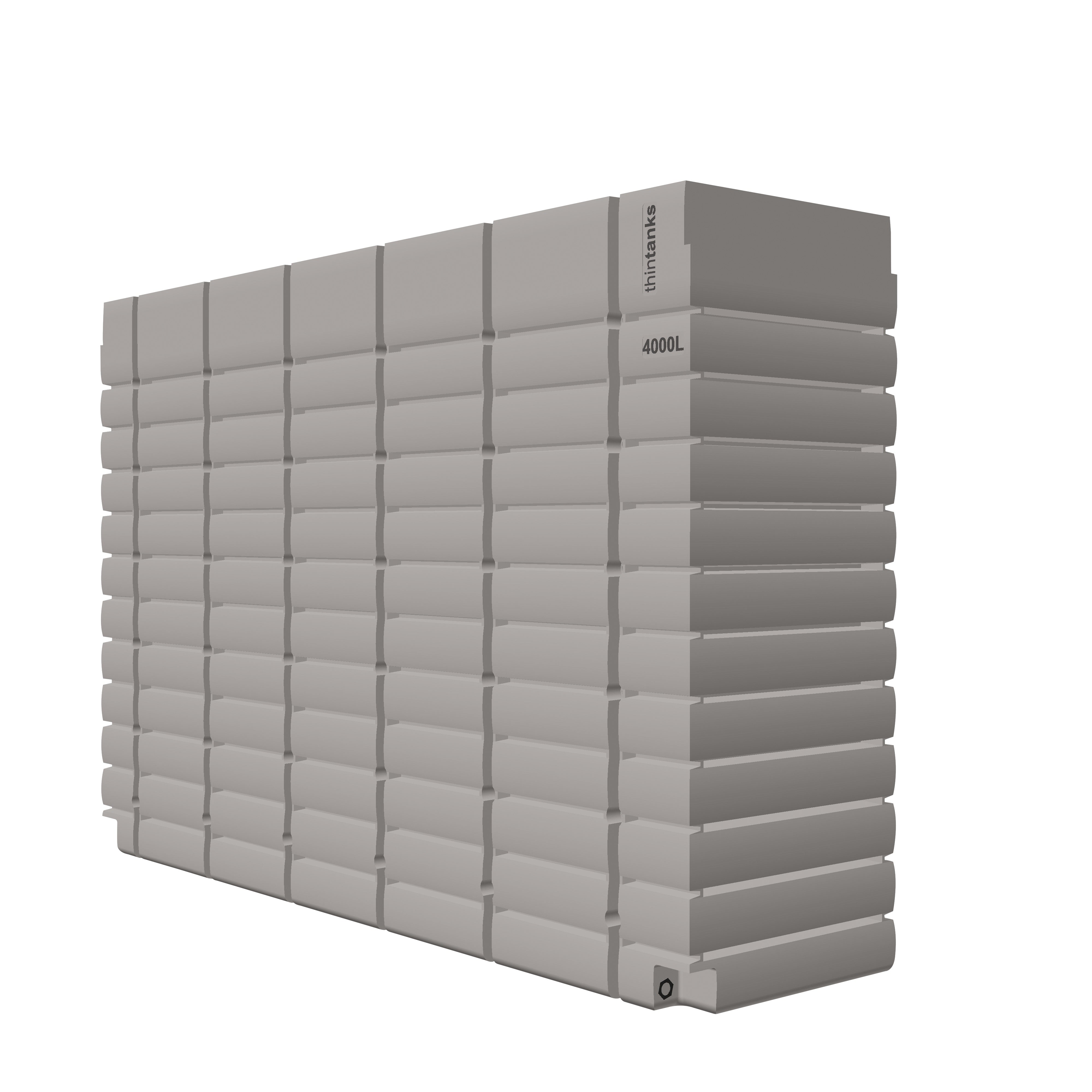 4000L Thin Water Storage Tank - Portable & Lightweight for Camping, Emergency, RV & Outdoor Use