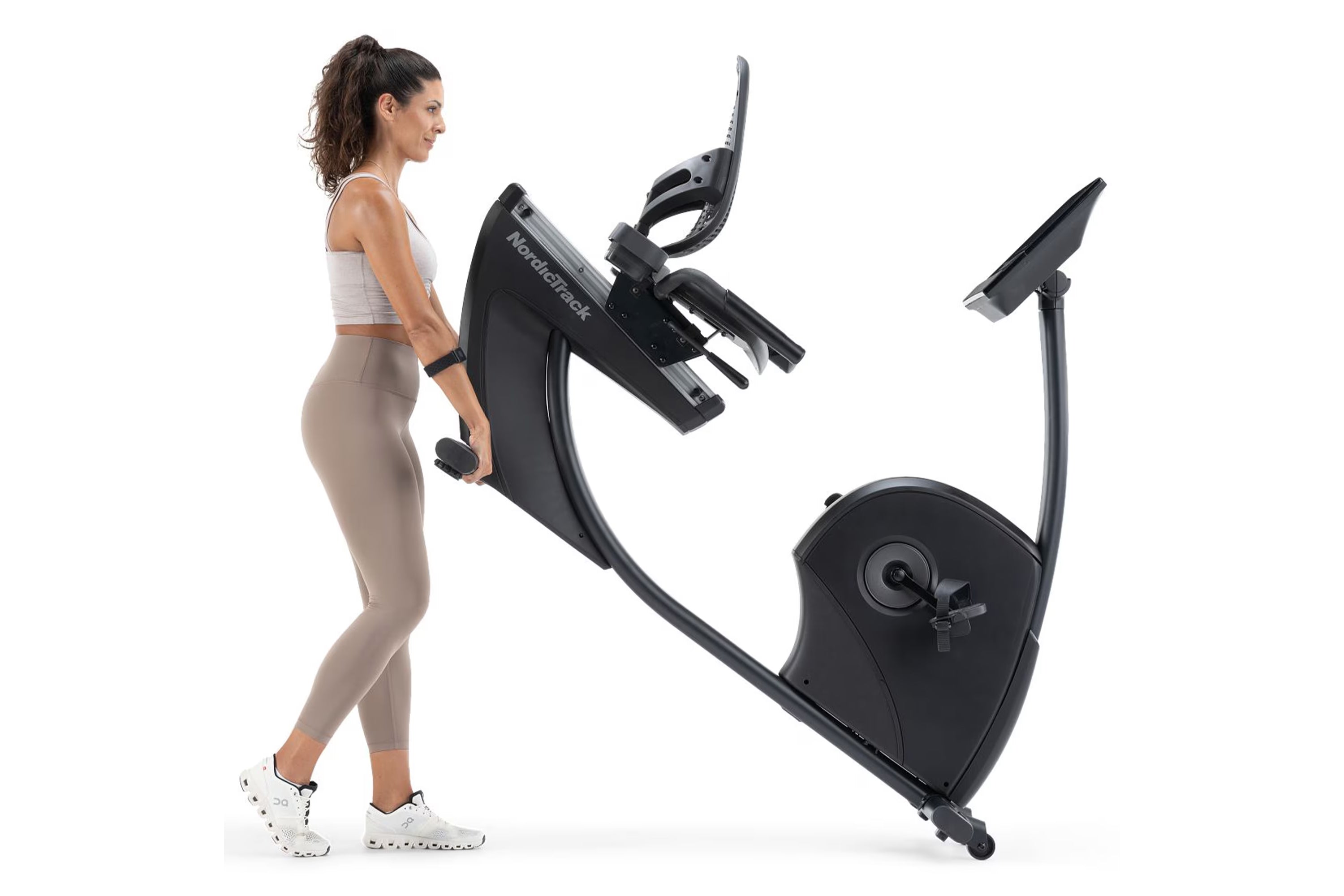 NordicTrack NEW 10 Recumbent Exercise Bike - Low-Impact Indoor Cycling Bike with Comfortable Seat & LCD Display - Perfect for Home Gym, Physical Therapy & Senior Fitness Workouts