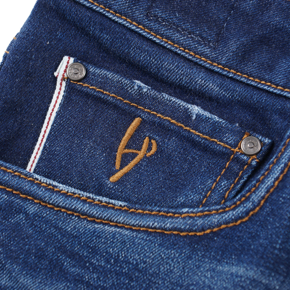 Premium 'Orvieto' Slim Fit Selvedge Denim Jeans for Men - High-Quality Raw Denim Pants with Classic 5-Pocket Design | Perfect for Casual Wear, Date Nights & Urban Street Style