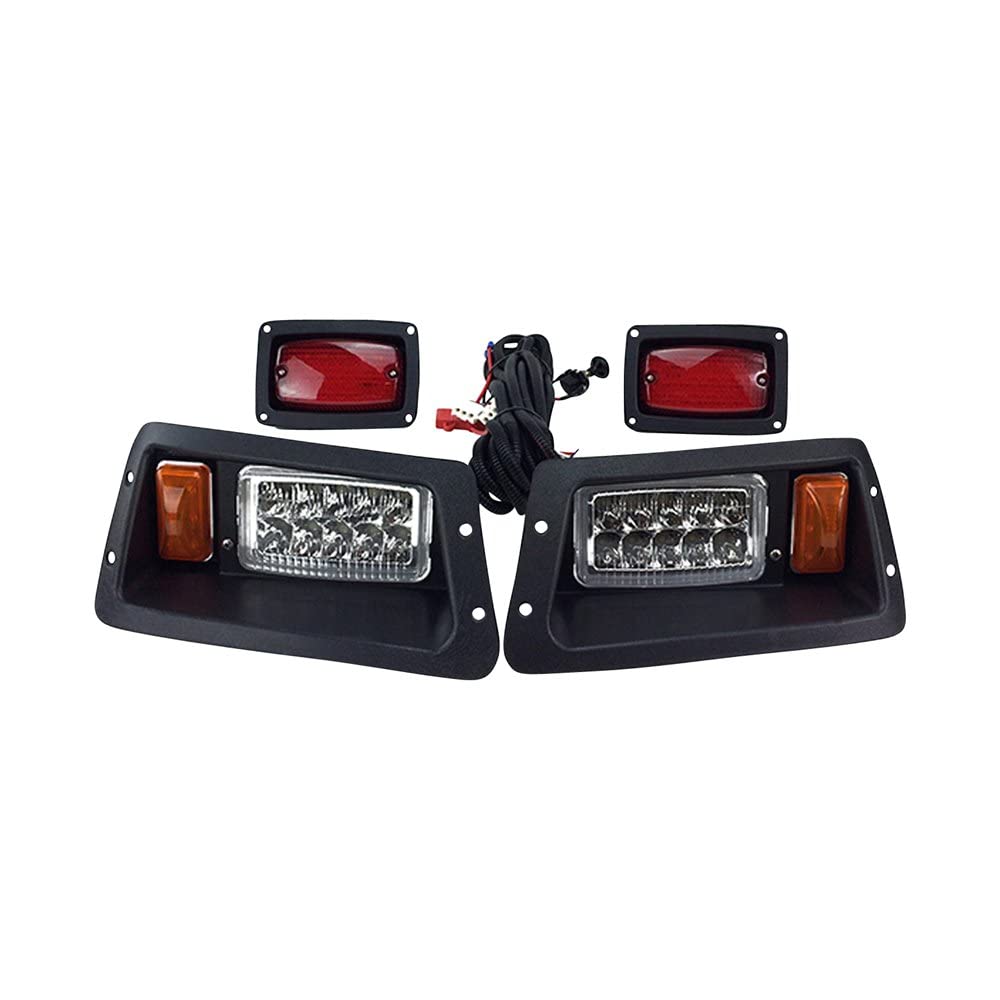 Yamaha G14-G22 Golf Cart LED Headlights & Tail Lights Kit - Adjustable Brightness for Night Driving & Safety | Perfect for Golf Courses, Camping & Neighborhood Cruising