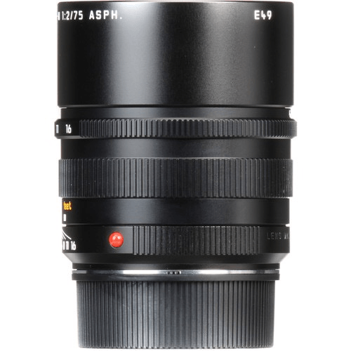 Leica APO Summicron M 75mm f/2.0 ASPH Manual Focus Lens for Portrait & Street Photography - Premium German Camera Lens for Leica M Mount Cameras