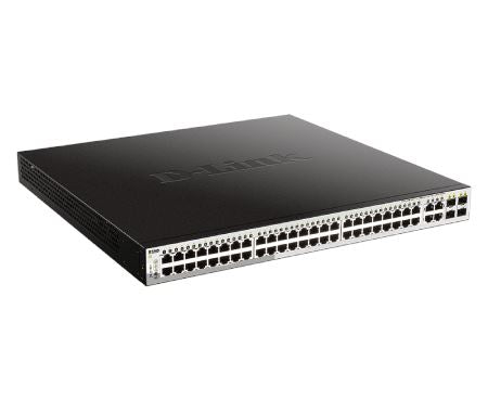 D-Link DGS-1210-52MP 52-Port Gigabit Smart Managed PoE Switch | Network Switch for Business & Office | High-Speed Data Transfer | Power Over Ethernet | Ideal for CCTV, VoIP & Office Networking