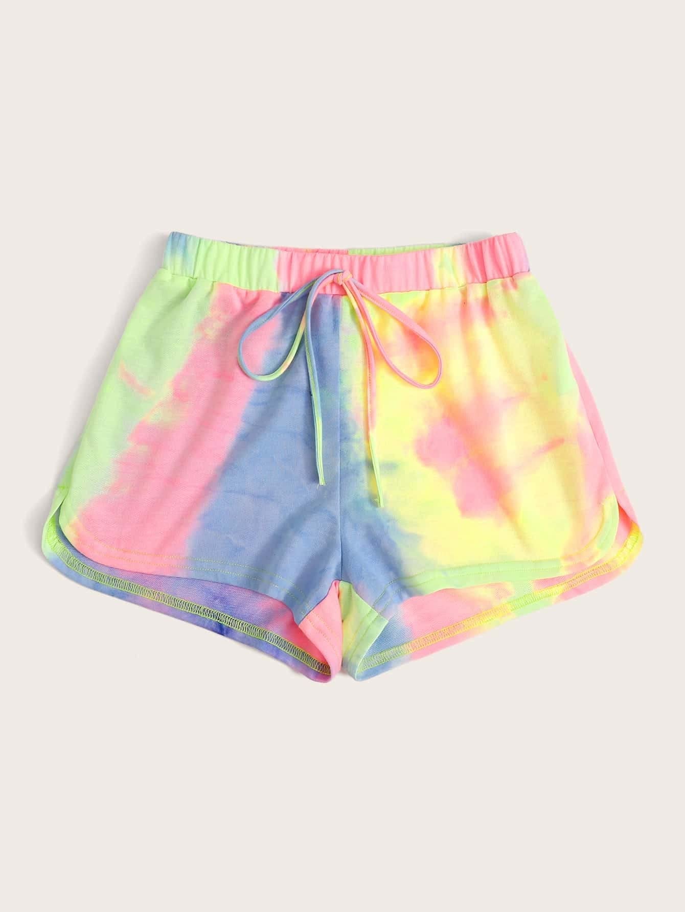 HAOSHU Women's High Waist Tie Dolphin Shorts - Stylish Summer Casual Shorts for Beach, Yoga, and Everyday Wear