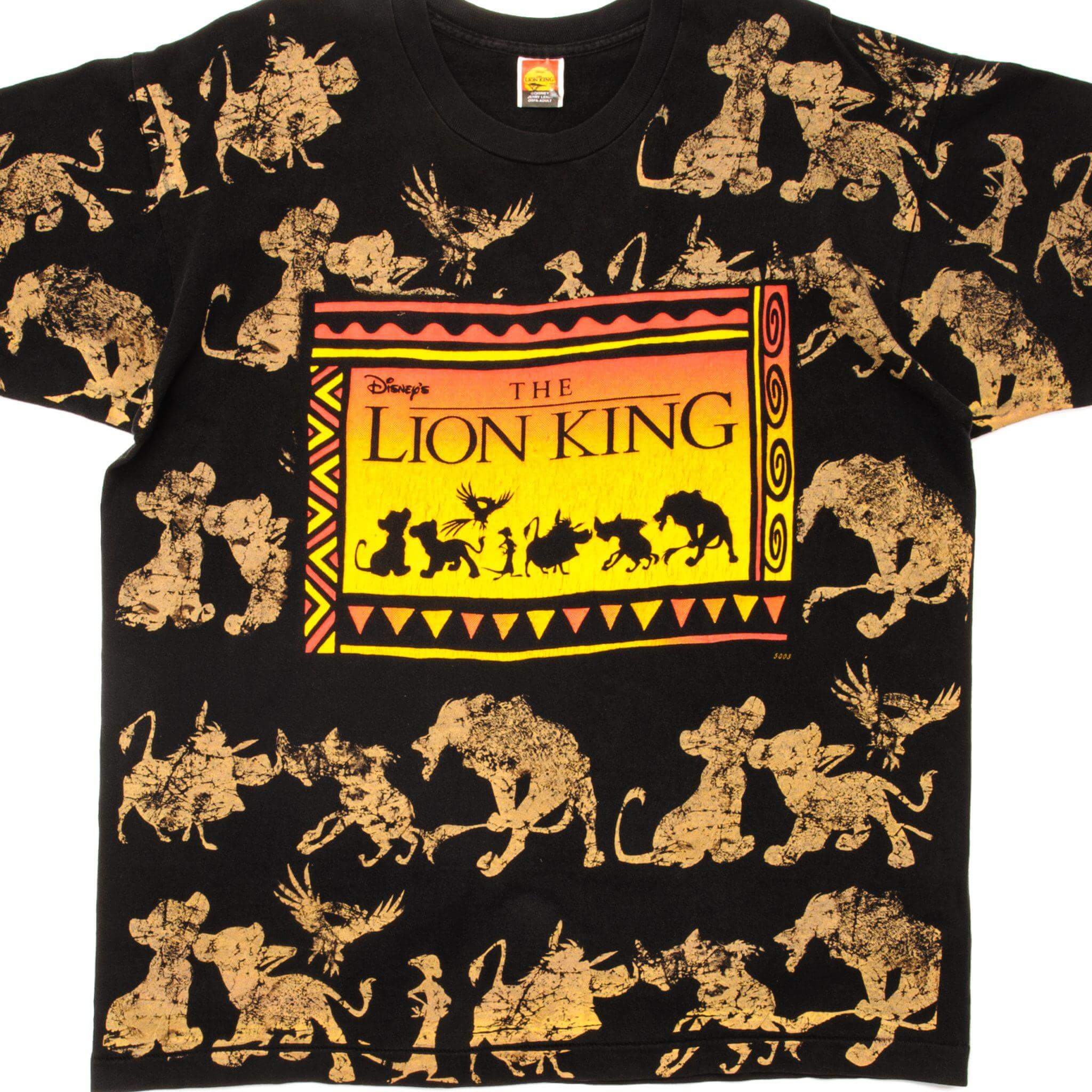 Vintage Disney The Lion King 90s T-Shirt - XL Size - Classic 90s Cartoon Tee for Men & Women - Perfect for Casual Wear, Disney Fans & Retro Fashion Lovers