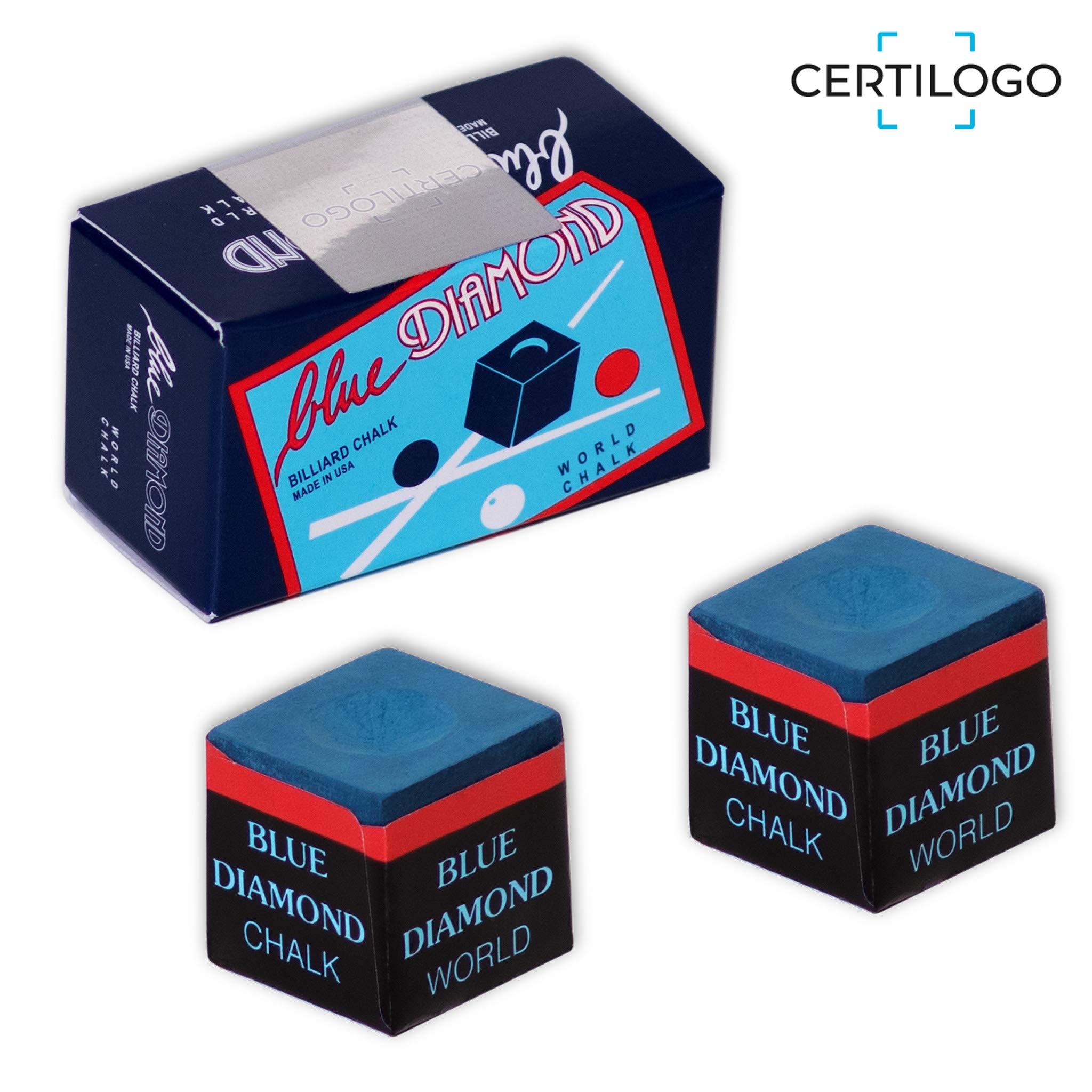Premium Blue Diamond Chalk 4-Piece Set (2 Boxes) - Perfect for Rock Climbing, Gymnastics & Weightlifting | Non-Toxic, High-Grip Magnesium Carbonate Chalk
