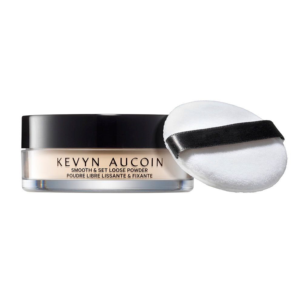 Kevyn Aucoin Smooth & Set Loose Powder - Translucent Setting Powder for Flawless Makeup Finish | Oil Control & Pore Minimizing | Perfect for Daily Wear & Special Occasions