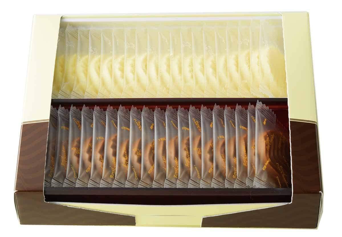 Premium ROYCE' Pure Chocolate Assortment - Creamy Milk & White Chocolate Gift Box (40 Pieces) | No Artificial Preservatives | Authentic Japanese Chocolate from Hokkaido | Perfect for Baking, Desserts, Gifts & Special Occasions