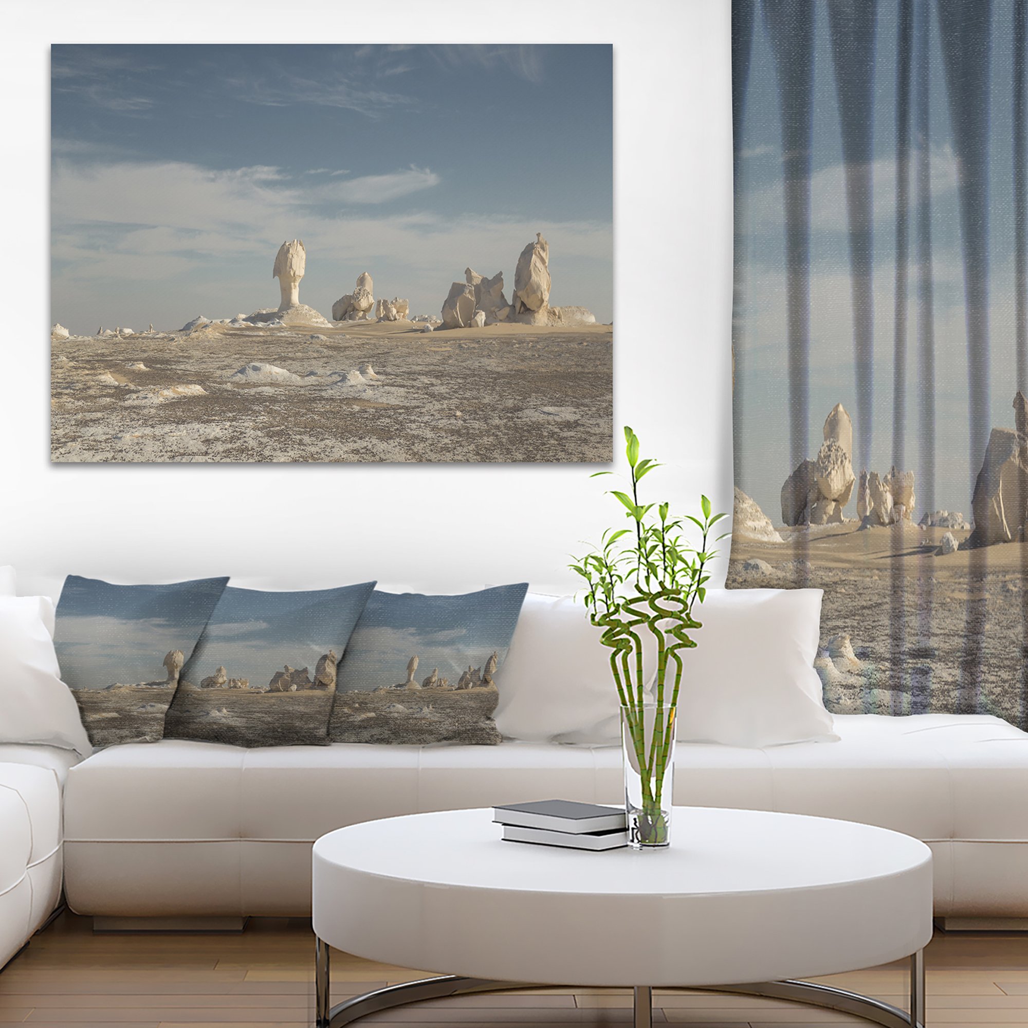 Egypt Desert Landscape Photography Canvas Art Print - Stunning Wall Decor for Living Room, Bedroom & Office