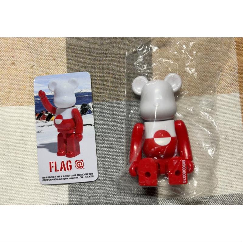 Bearbrick Series 38 FLAG Greenland 100% Collectible Art Toy - Limited Edition Vinyl Figure for Display & Investment | Perfect for Home Decor, Office Display, and Anime Collections