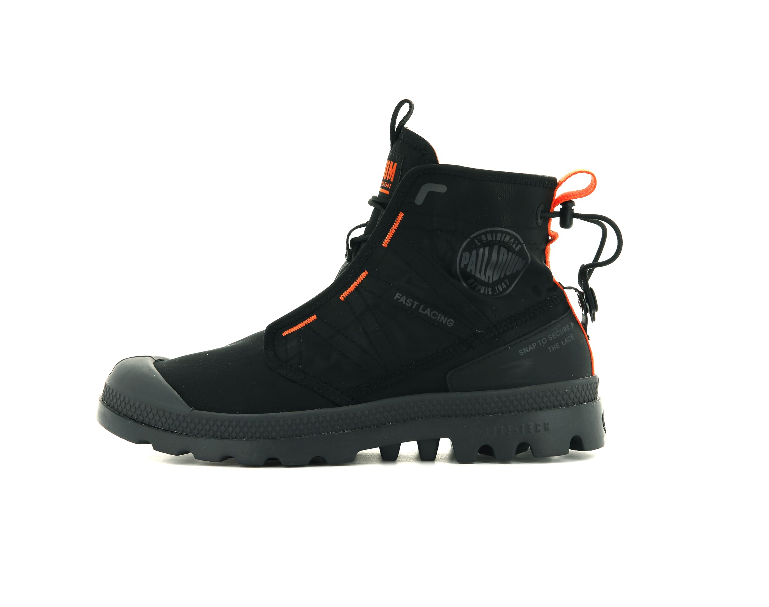 Palladium Men's Pampa Travel Lite Boot - Lightweight Hiking Shoes for Outdoor Adventures, Travel & Casual Wear | Water-Resistant & Comfortable Footwear for Men