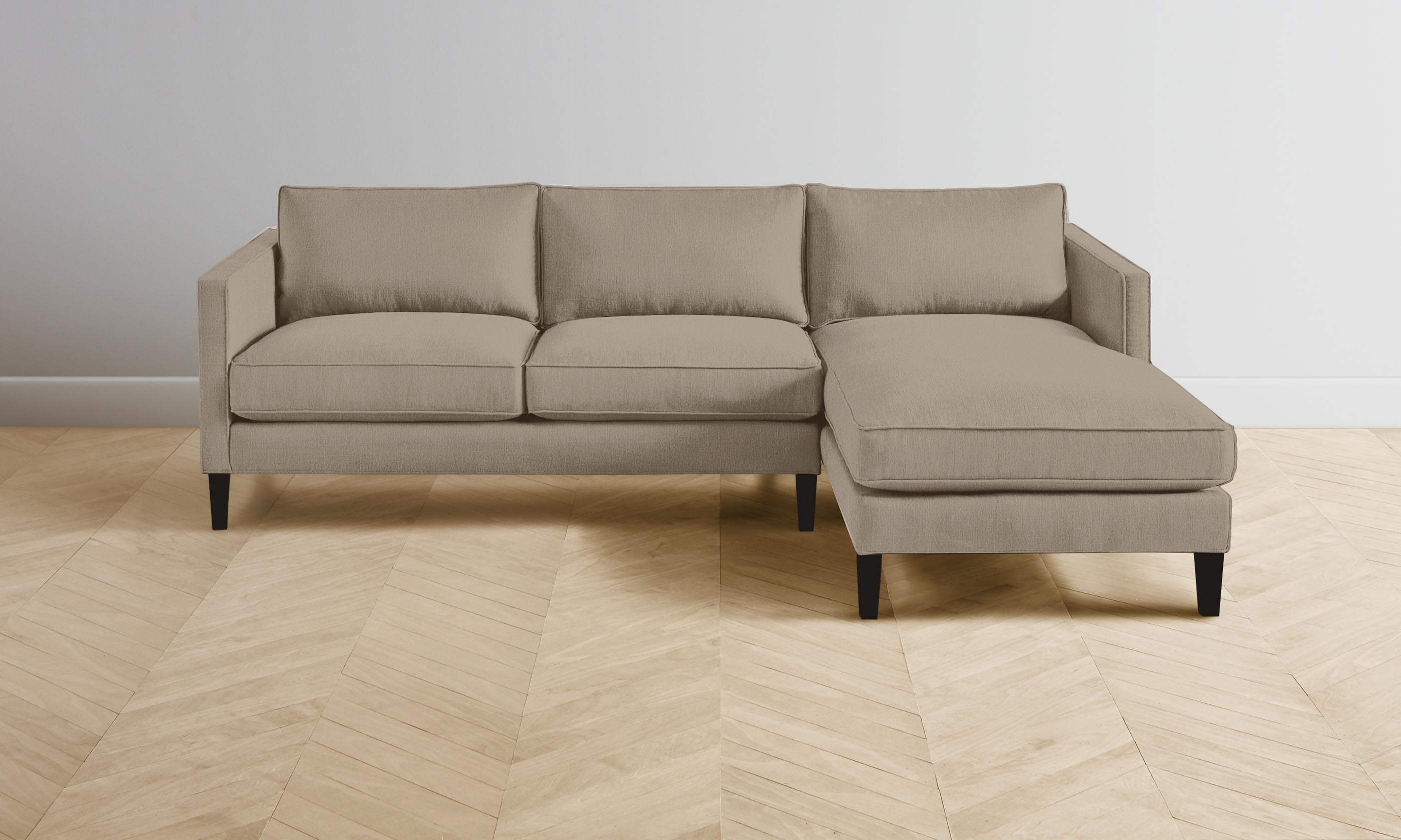 Premium Crosby Sectional Sofa with Performance Bouclé Fabric - Modern & Durable Living Room Furniture for Home & Office Use