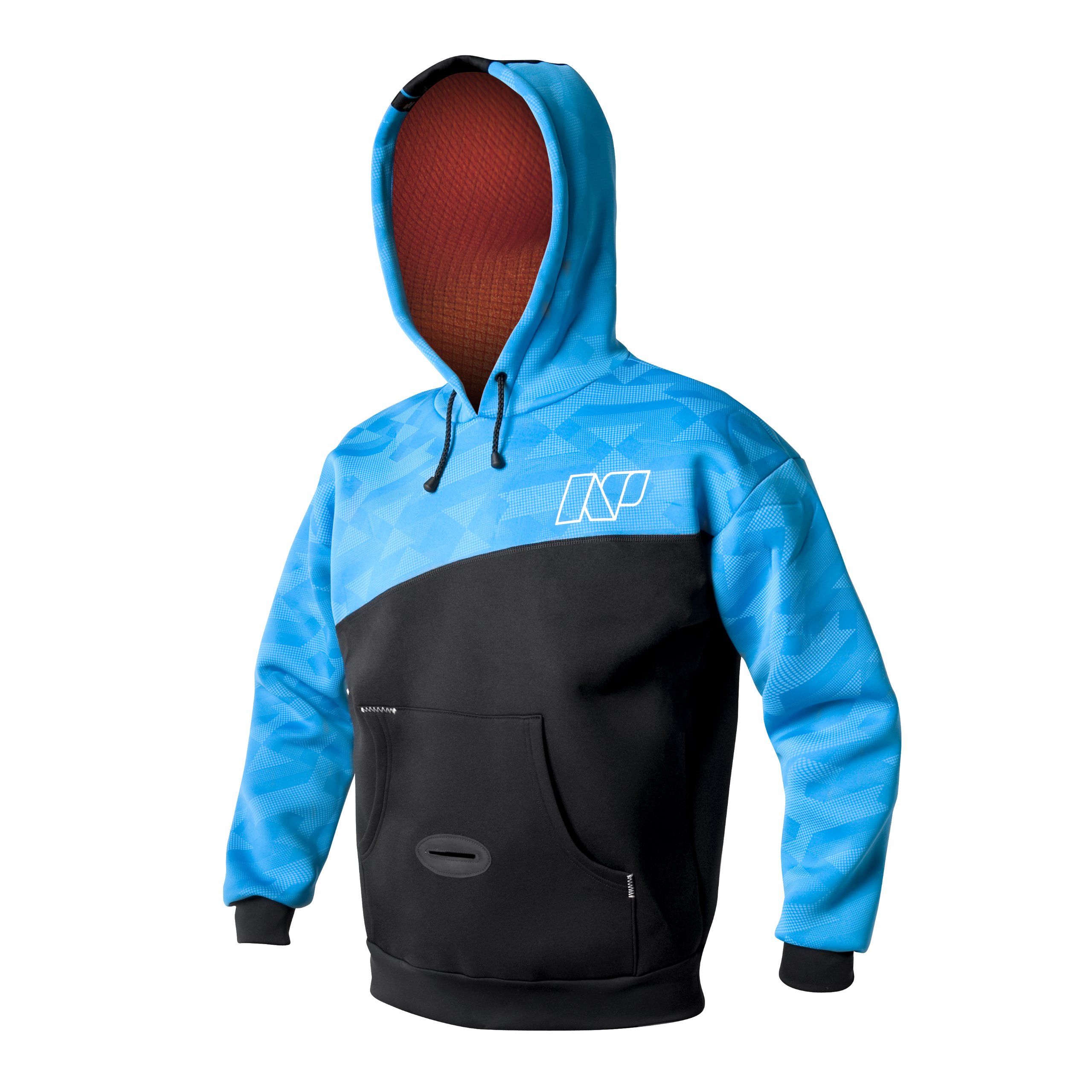 NP Surf 2mm Neoprene Hooded Wetsuit Top for Men & Women - Warm Surfing, Diving, Paddle Boarding & Water Sports Protection