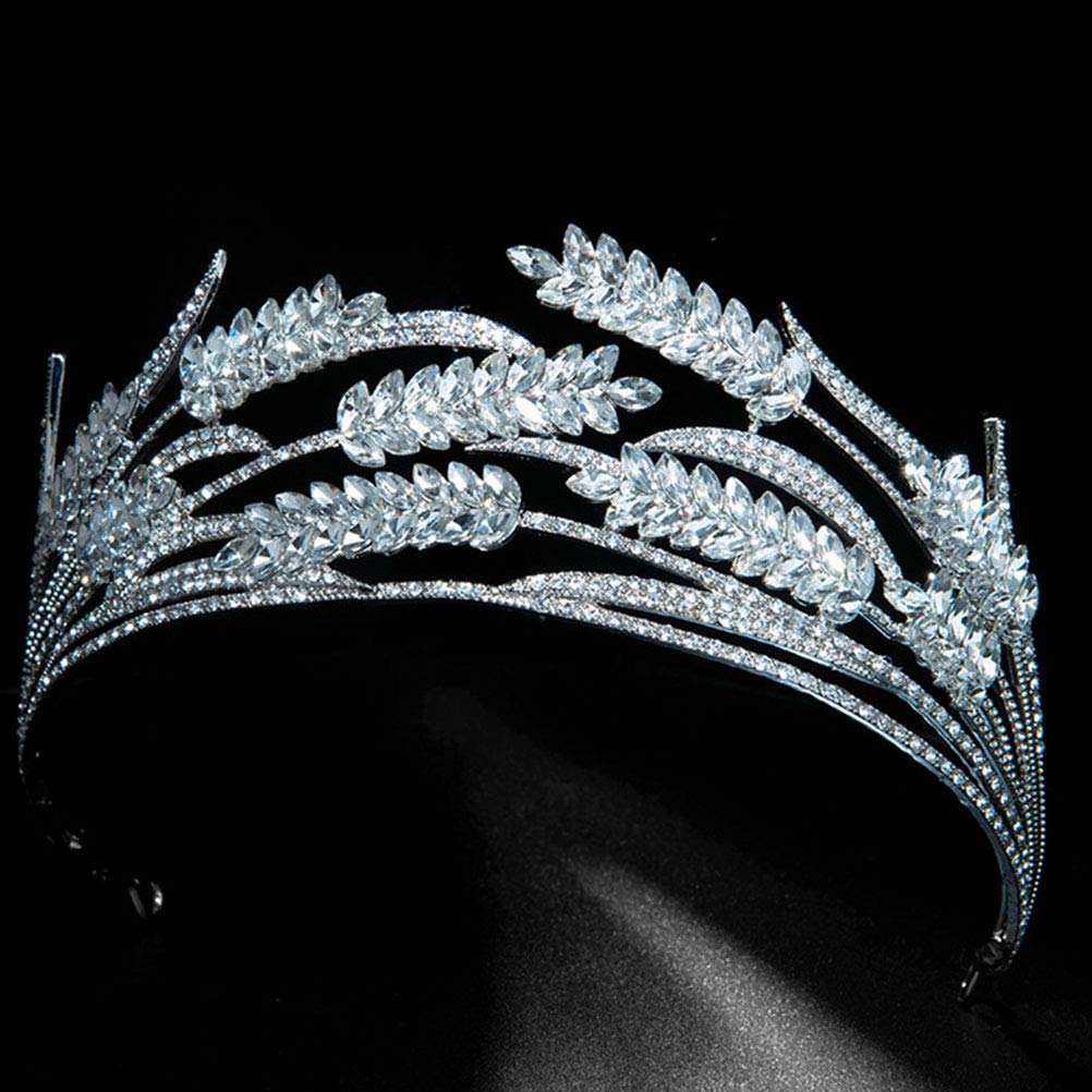 Sparkling Crystal Wedding Tiara - Elegant Rhinestone Bridal Hair Crown for Bride, Bridesmaids & Prom | Perfect for Weddings, Proms, Pageants & Special Occasions