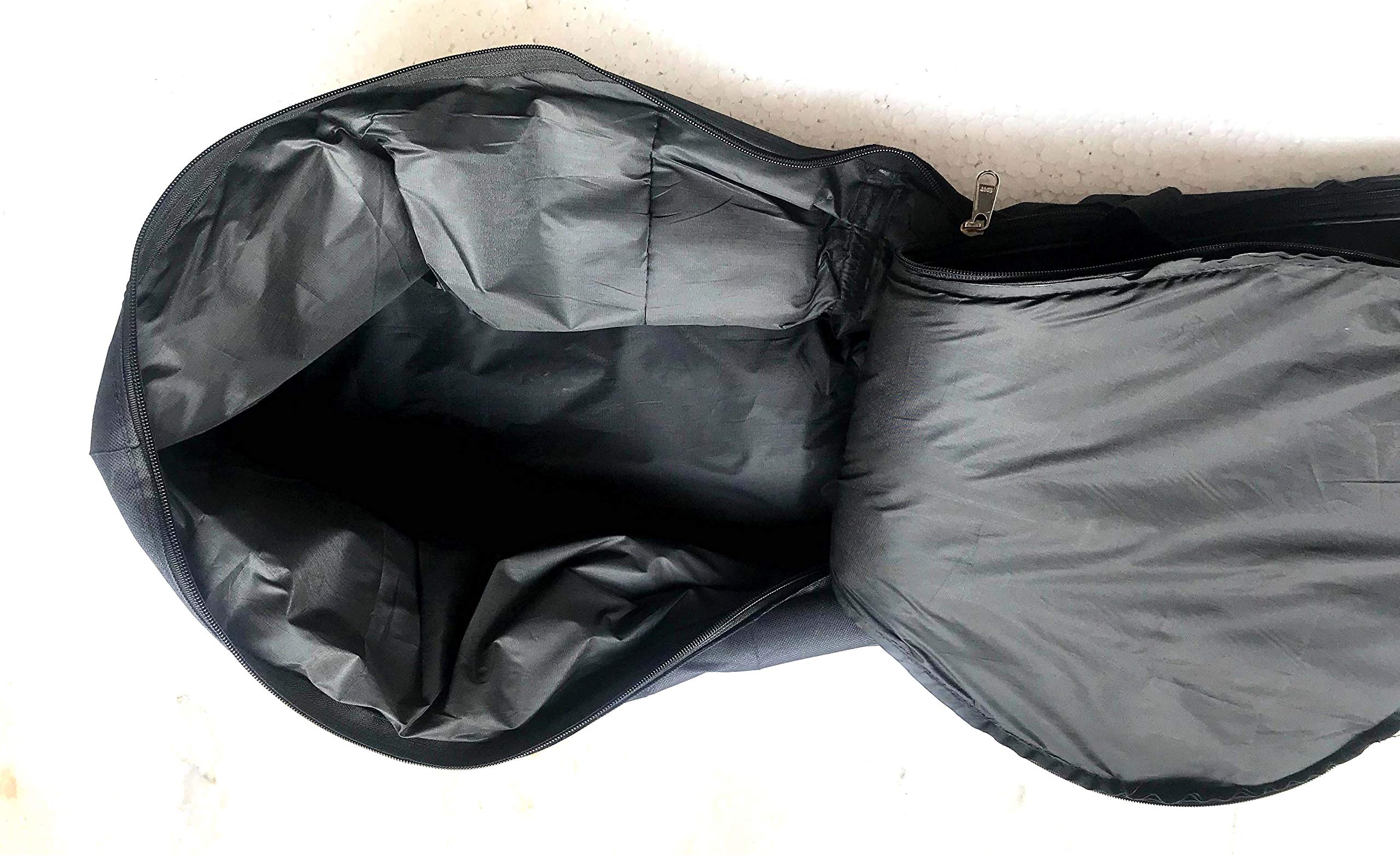 Premium Padded Nylon Sitar Case with Zipper Pockets & Adjustable Shoulder Strap - Protective Travel Bag for Indian Musical Instrument (Fits Single Tumba) - Perfect for Musicians, Performances & Safe Storage