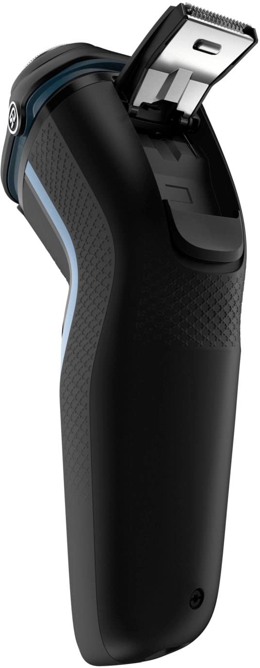 Philips Norelco Series 3000 Rechargeable Wet/Dry Electric Shaver for Men - Modern Steel Metallic - Perfect for Travel & Daily Grooming
