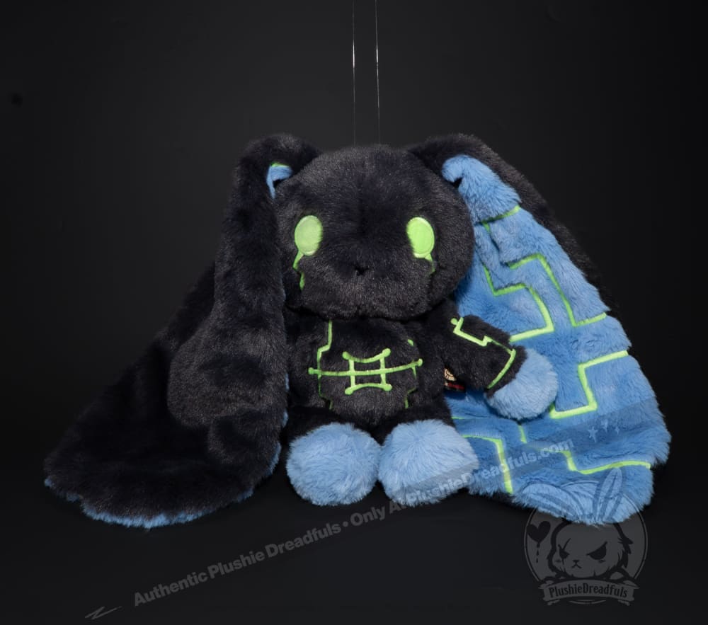 Plushie Dreadfuls Nyctophobia Rabbit - Soft Stuffed Animal Toy for Anxiety Relief & Comfort | Perfect for Nighttime Fears, Therapy, and Cuddling