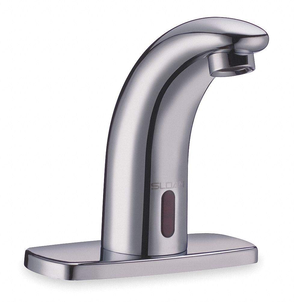 Sloan SF2450-4 Automatic Sensor Bathroom Faucet - Touchless Brass Sink Faucet for Public Restrooms, Hospitals & Commercial Spaces