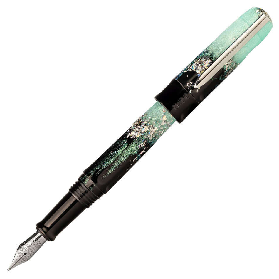 Benu Talisman Fountain Pen - Premium Edelweiss Design Luxury Writing Instrument for Calligraphy, Journaling & Gifts | Elegant Office & Wedding Use