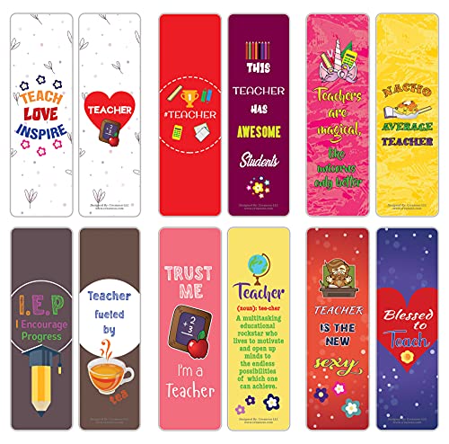 I Am a Teacher Bookmarks (5-sets)