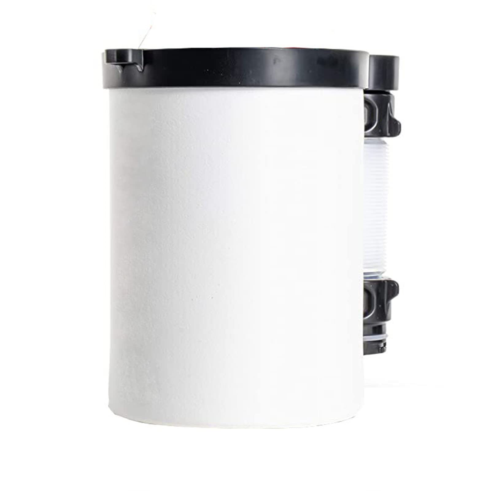 Portable Insulated Can & Bottle Cooler with Detachable Hose and Bottle Opener Keychain - 2 Pcs Expandable Drink Funnel for Beer, Soda & Cocktails - Perfect for Parties, Camping, Tailgating & Outdoor Events (White)