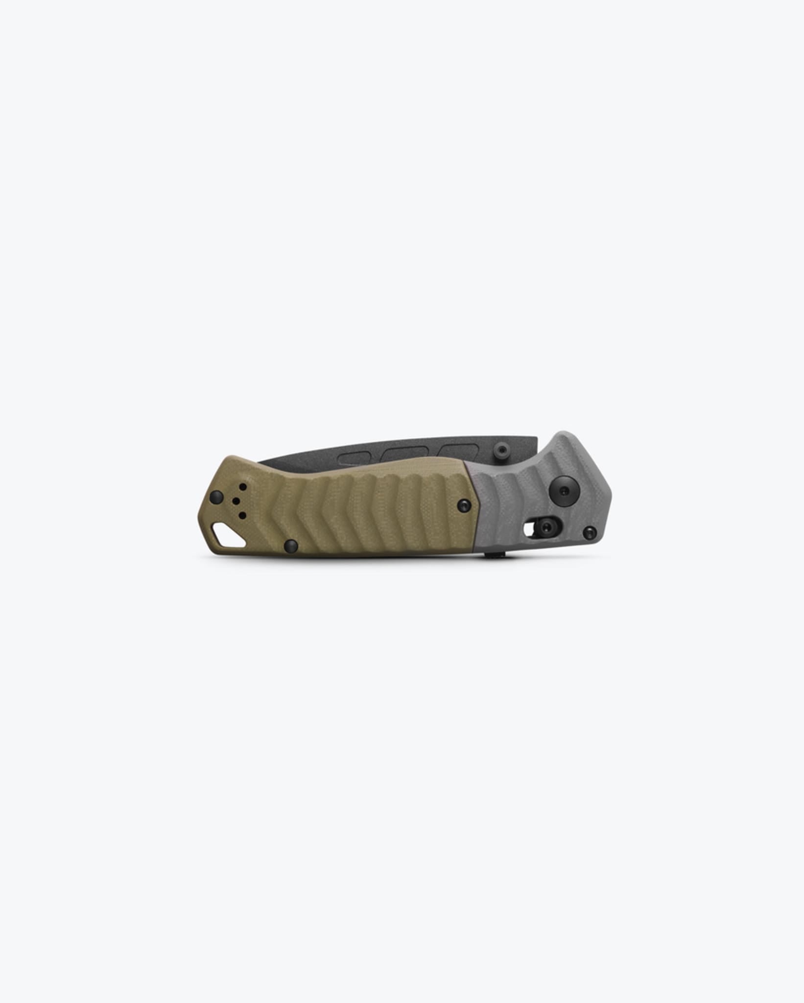 PSK Survival Knife - Gray & OD Green G10 Handle Tactical Folding Pocket Knife for Outdoor Camping, Hiking, and Emergency Preparedness