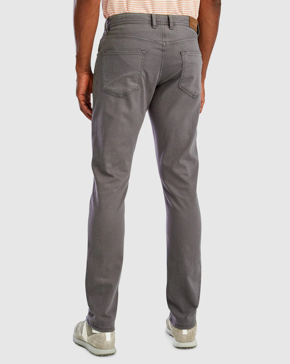 Hugo 5 Pocket Men's Pants in Granite - Comfortable & Stylish Casual Trousers for Work, Travel & Everyday Wear