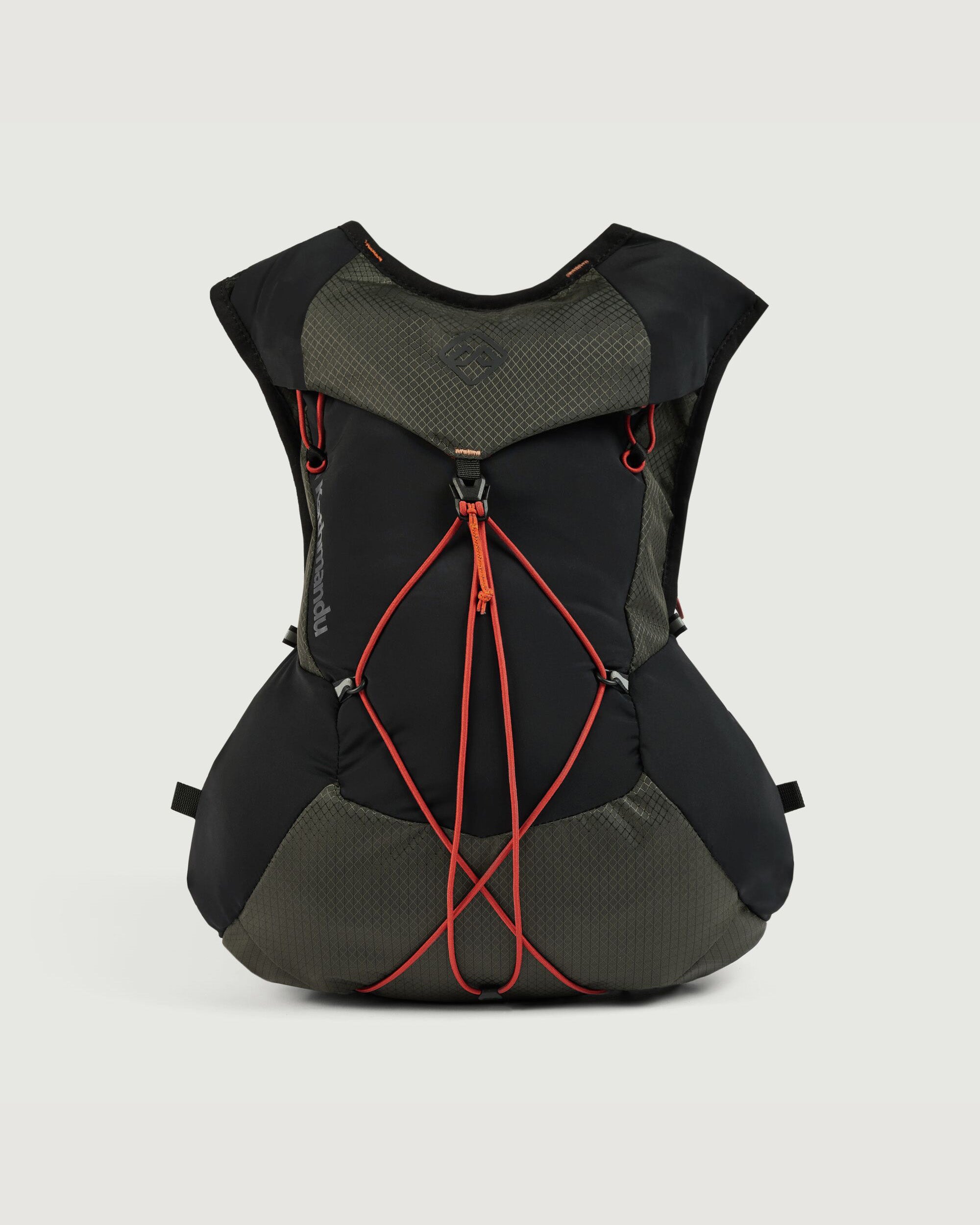 Veos Trail Running Vest for Men & Women - Hydration Pack with Water Bottle Pockets, Lightweight & Breathable for Hiking, Jogging, Outdoor Sports - Dark Moss Green
