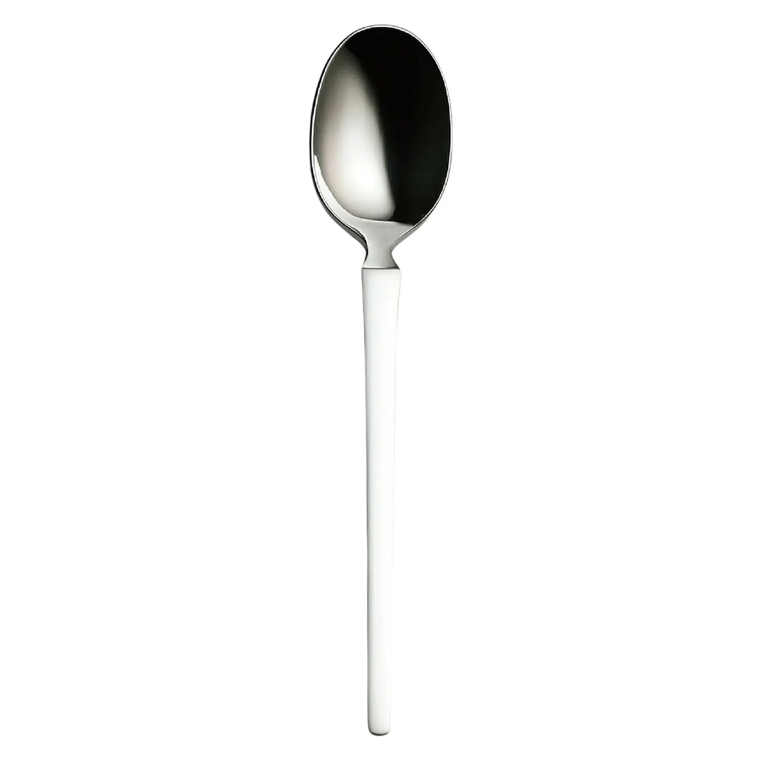Premium Luckywood Scandinavia 18/10 Stainless Steel Dessert Spoon Set - Elegant Tea & Coffee Spoons for Desserts, Ice Cream, Yogurt - Perfect for Parties, Restaurants & Home Dining
