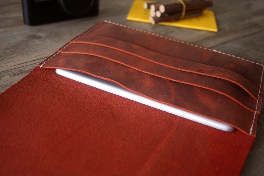 Premium Custom Leather Kindle Oasis Case Sleeve - Handmade Genuine Leather Cover with Auto Sleep/Wake - Perfect for Travel, Reading & Gifts