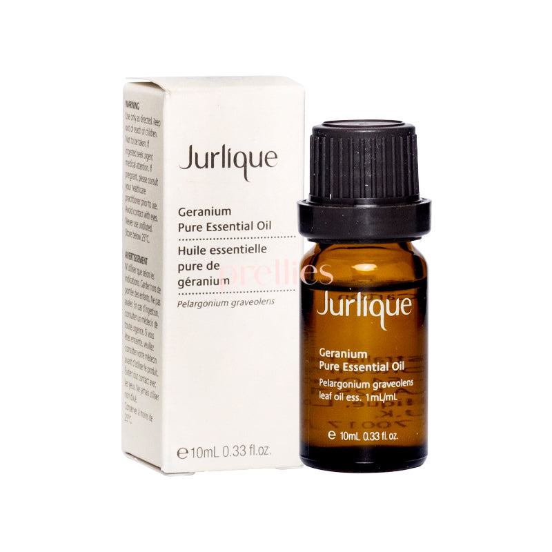 Jurlique Geranium Pure Essential Oil 10ml - 100% Natural Aromatherapy Oil for Relaxation, Skincare & Diffuser Use (139430) | Perfect for Massage, Bath & Home Fragrance