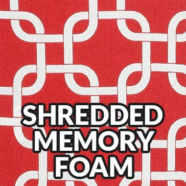 Red (Shredded Memory Foam)