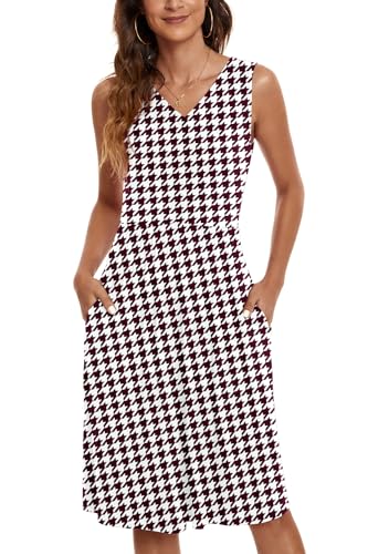 A:houndstooth White