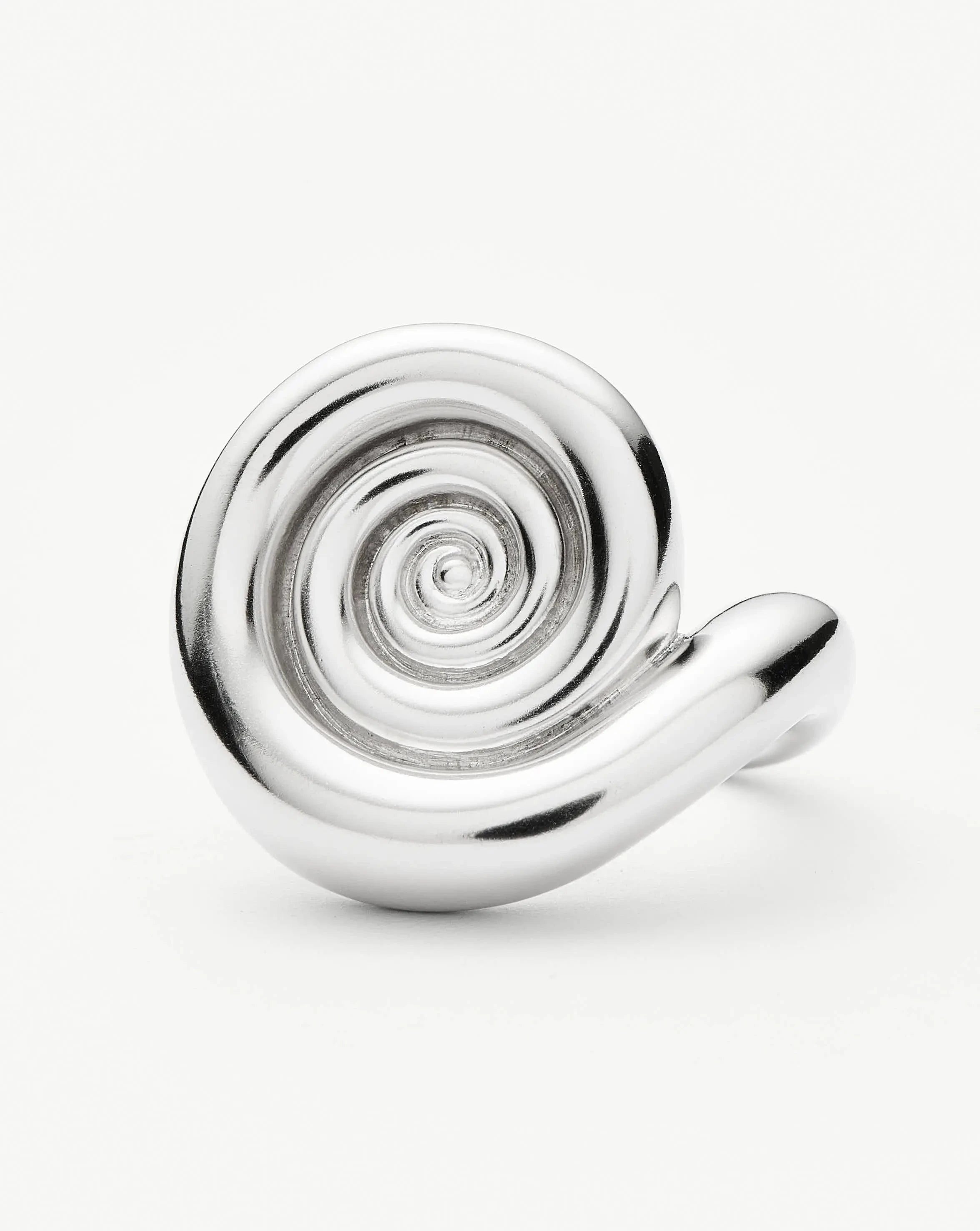 Spiral Statement Ring for Women | Silver Plated Boho Jewelry | Perfect for Parties, Weddings & Everyday Wear