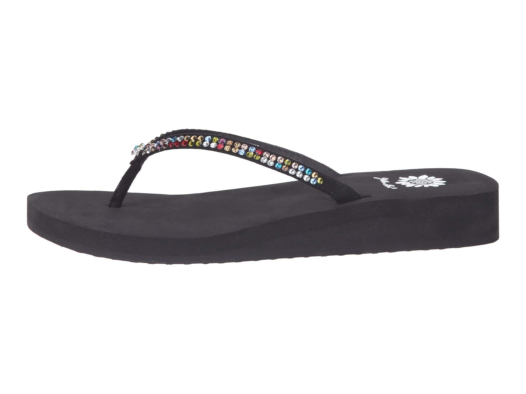 Yellow Box Women's Jello Sandals - Comfortable Summer Casual Flip Flops for Beach, Pool & Outdoor Wear