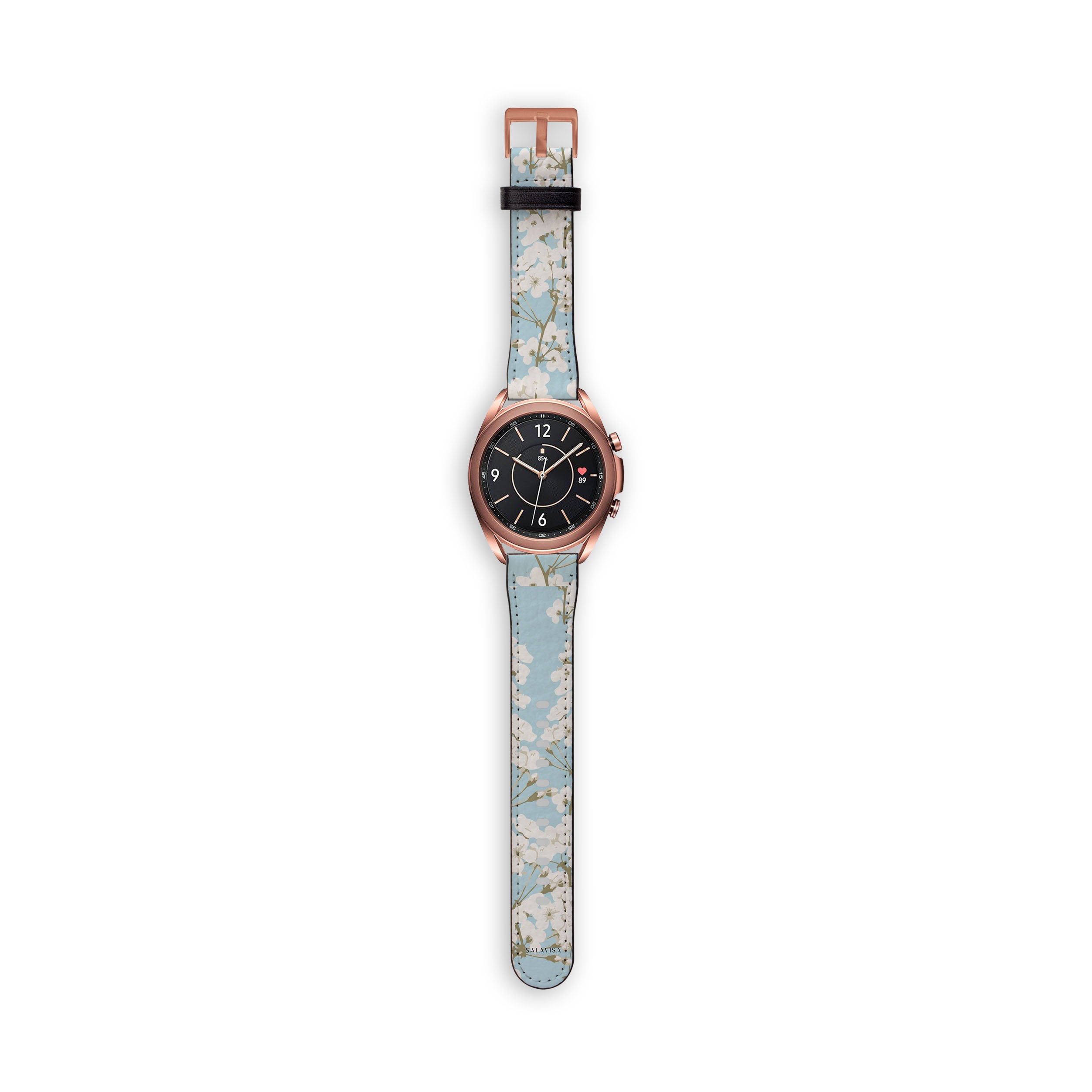Premium Spring Apple Flower Galaxy Watch Band - Stylish & Durable Replacement Strap for Samsung Galaxy Watches - Perfect for Workouts, Daily Wear & Fashion Accessories