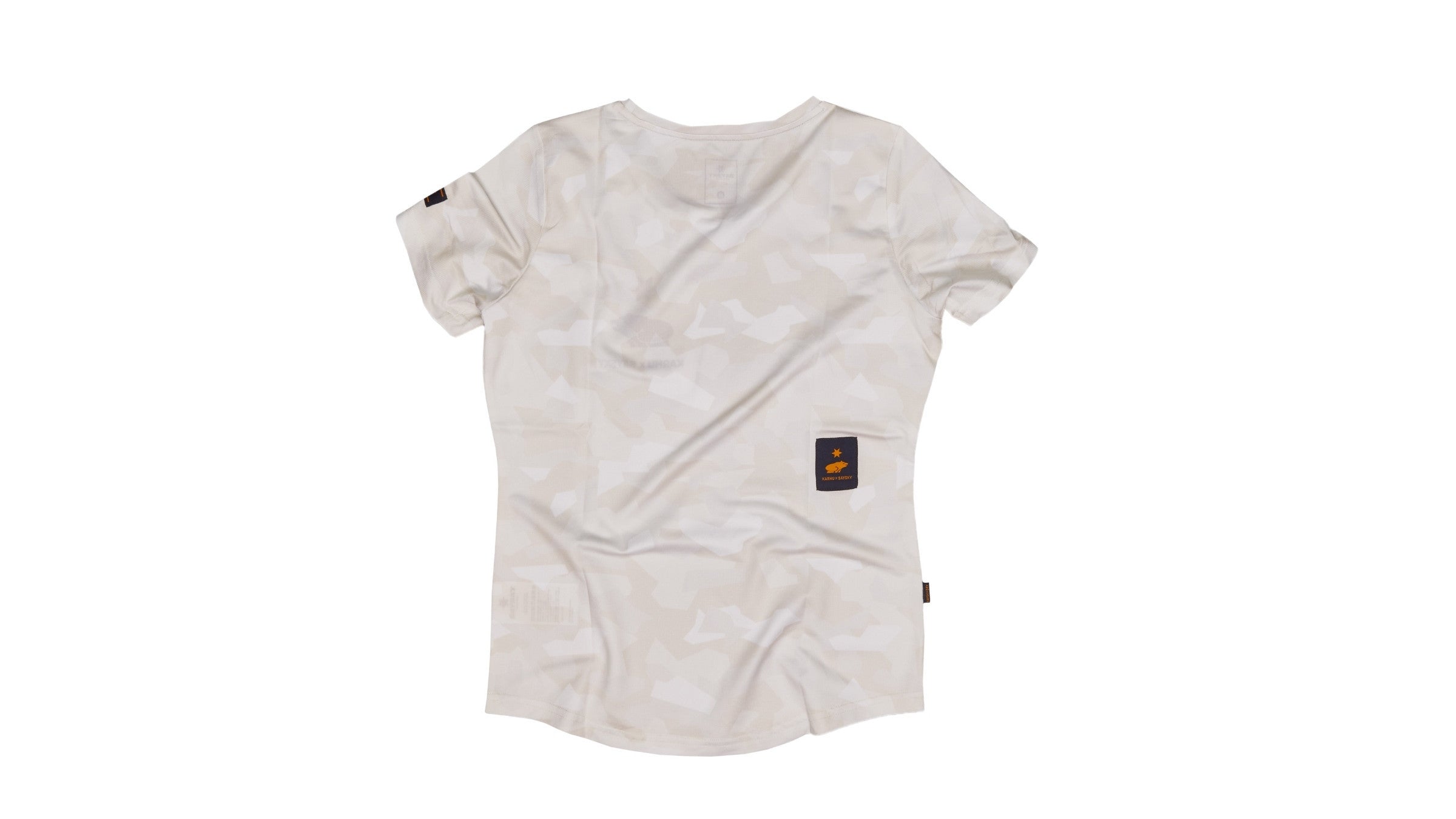 Women's Karhu x Saysky Combat T-Shirt - White Splinter Camo | Athletic Running & Gym Workout Top for Active Lifestyles