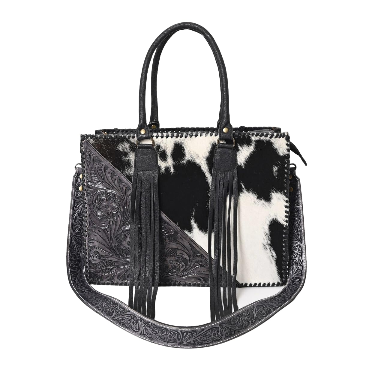 Premium Women's Genuine Cowhide Leather Handbag with Adjustable & Detachable Strap - Fashionable Crossbody Purse, Shoulder Bag for Work, Travel & Everyday Use