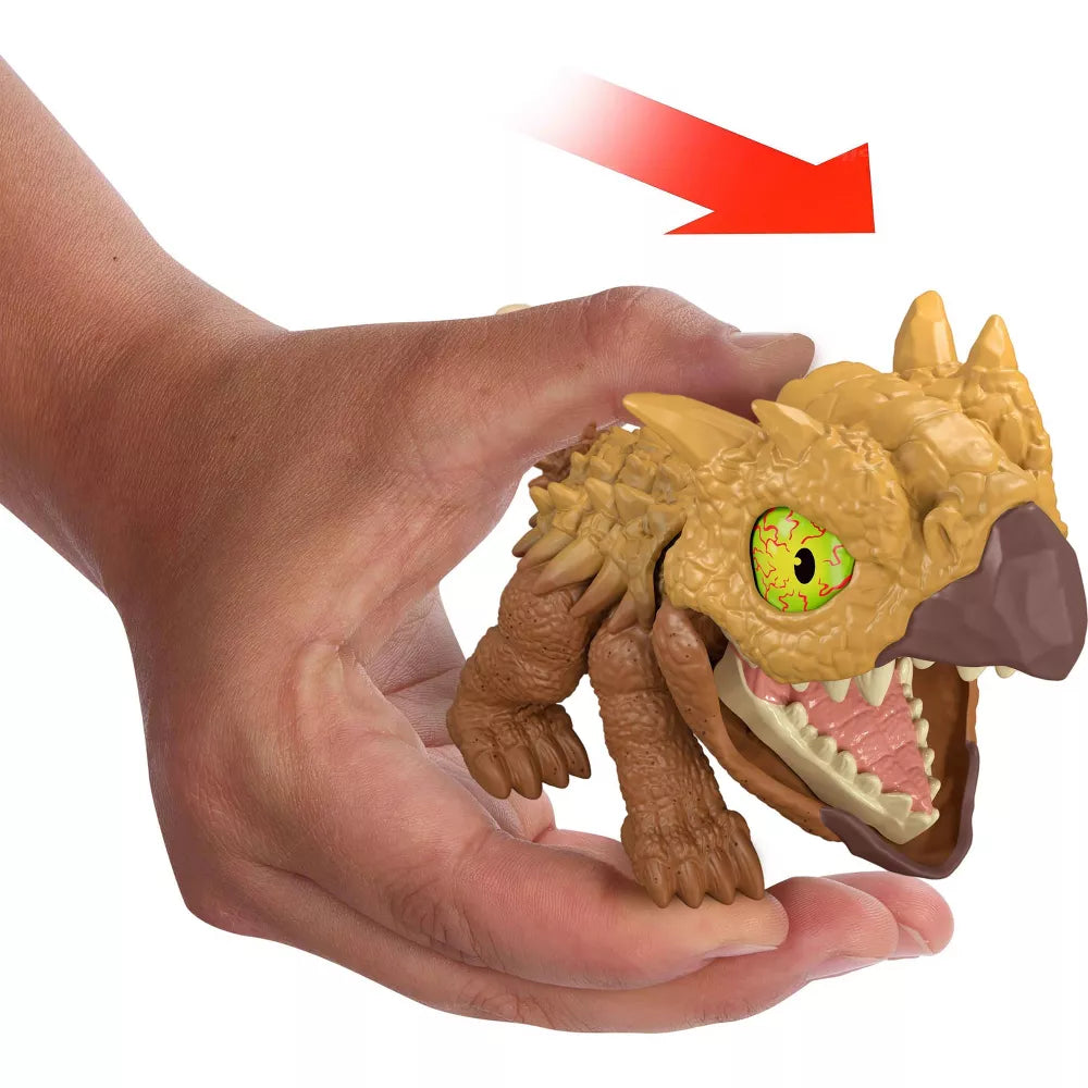 Jurassic World Mighty Little Biters Ankylosaurus Dinosaur Toy - Realistic Dinosaur Figure for Kids Collection, Gift & Play | Perfect for Birthday Parties, Classroom Rewards & Jurassic-Themed Adventures