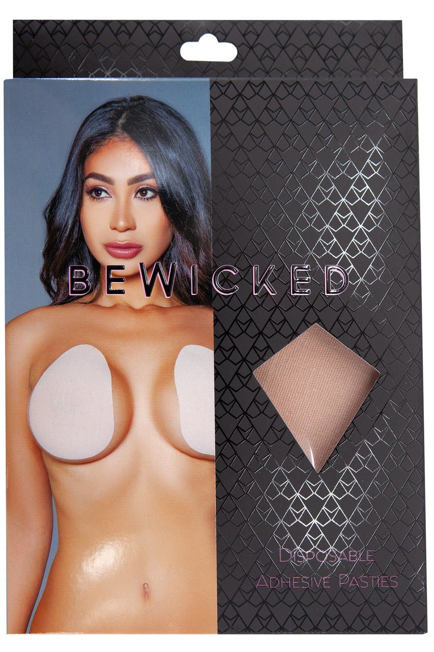 BeWicked Women's Adhesive Breast Lift 2039 - Invisible Bra Support for Backless Dresses, Strapless Gowns & Swimwear - Comfortable & Reusable Nipple Covers for Weddings, Parties & Special Occasions
