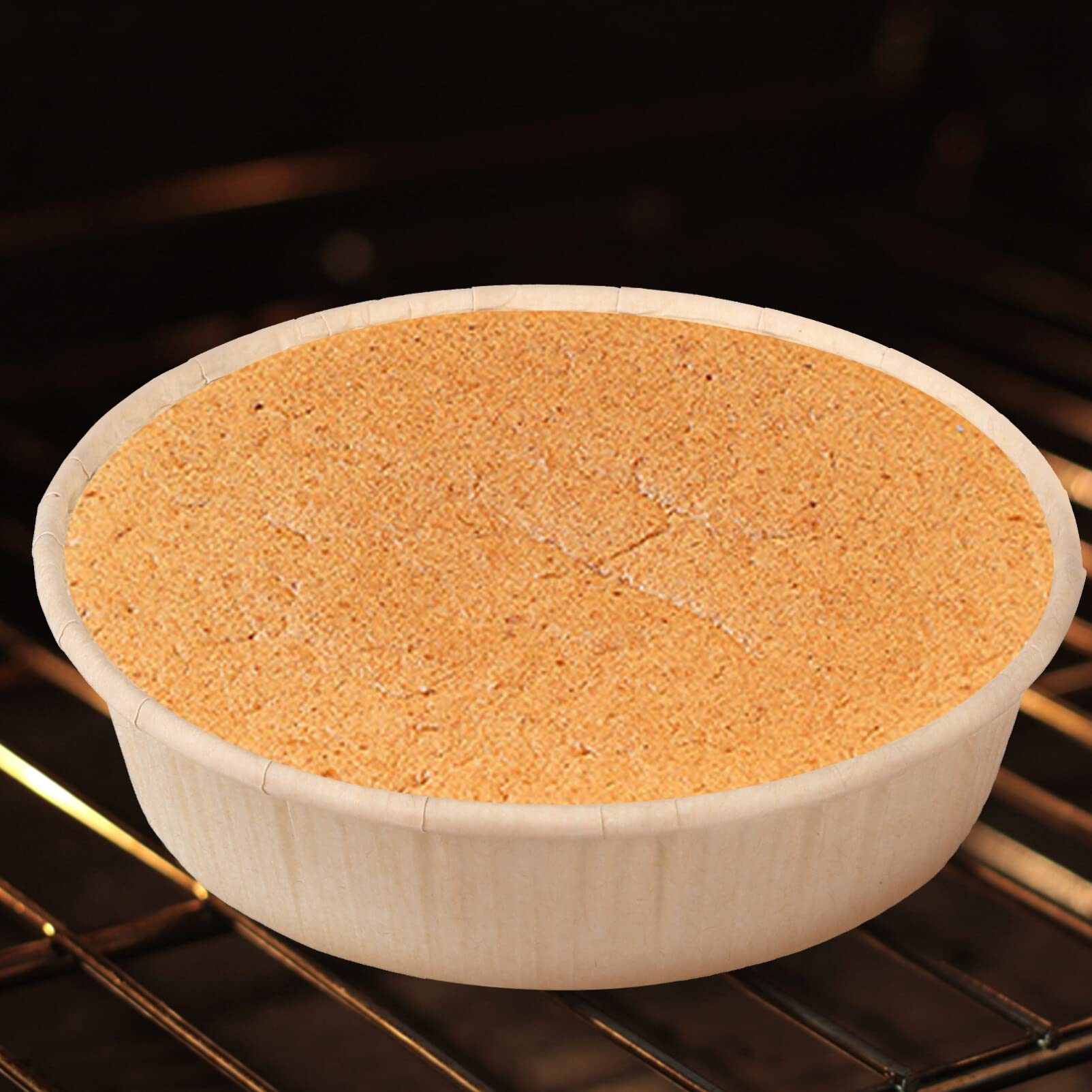 100 Pcs Heavy Duty Nonstick Round Quiche Pans with Fluted Sides - Perfect for Baking Pies, Tarts, Desserts | Ideal for Home Bakers, Professional Chefs & Holiday Cooking