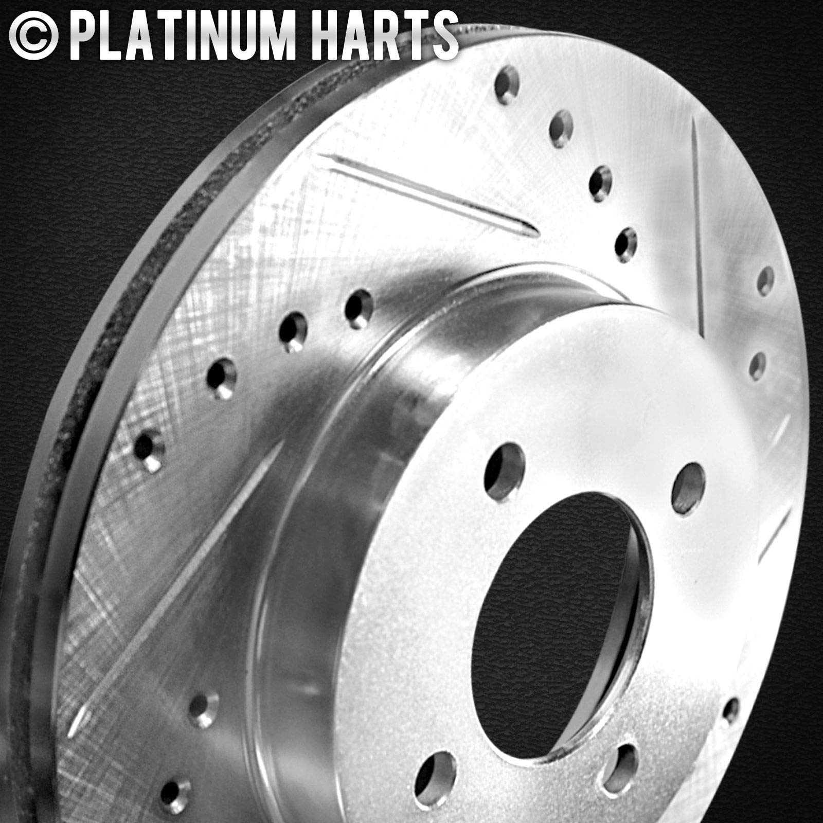Hart Premium Front & Rear Brake Kit - Semi-Metallic Brake Pads & Rotors for 2006-2011 Cadillac DTS | Complete Braking System Replacement | Smooth Stopping Power for City & Highway Driving