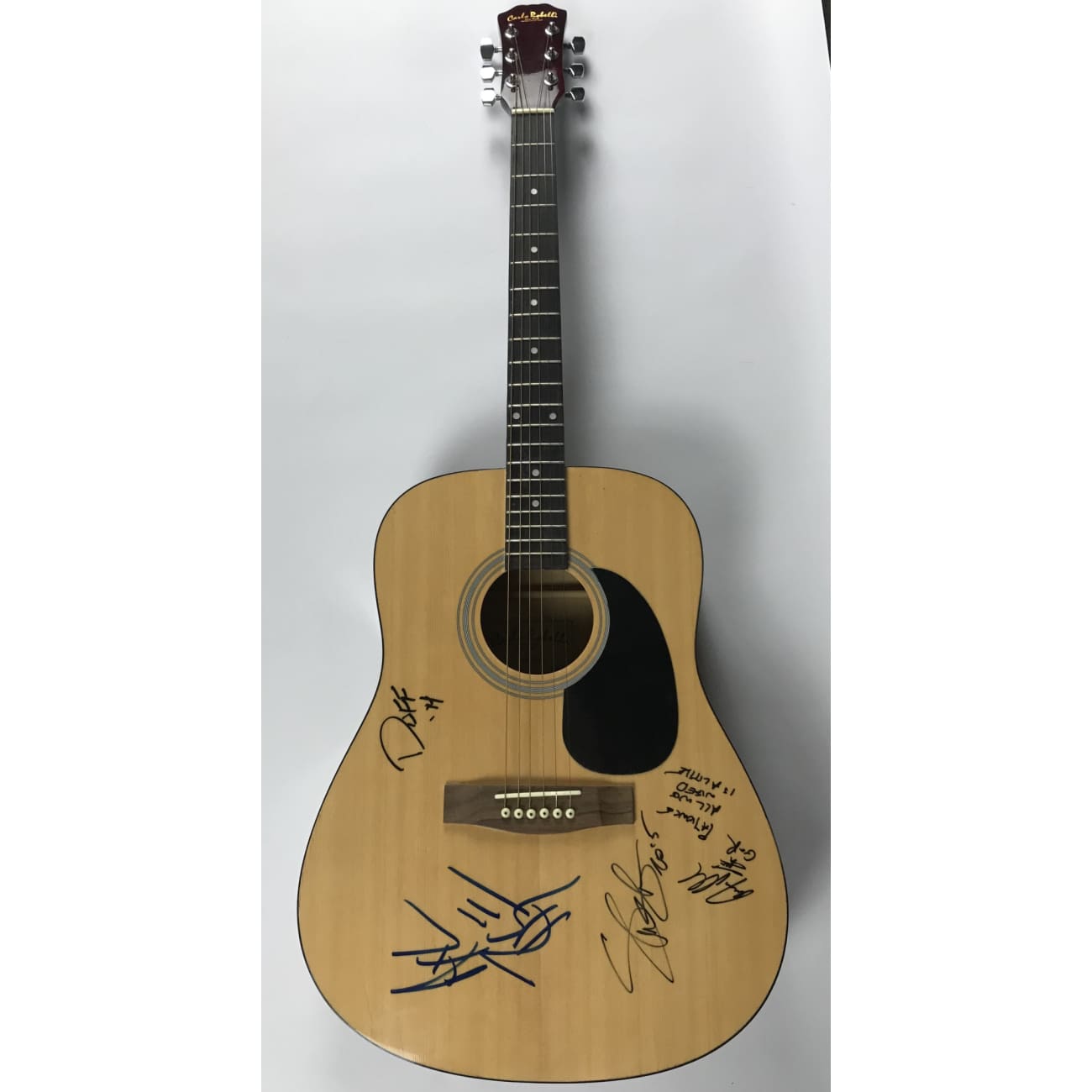Authentic Guns N' Roses Signed Guitar by Axl Rose, Slash, Duff & Adler with JSA COA - Rare Collectible for Music Fans & Rock Memorabilia Display